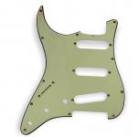 Aged Pre CBS 1962 Mint Green Nitrate Celluloid Linkshänder SC Pickguard passend für Strat ® 