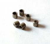 Aged T Body String Ferrules (Straight  Thru Holes)  Cylinder Shape  