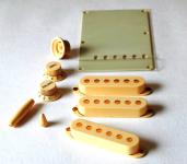 Aged Parts Set - Ivory – passend für Strat ® 