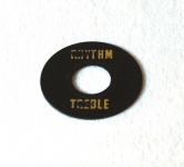 Aged LP Toggle Platte - Schwarz - passend für Les Paul ® 