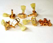 Aged 60 S Double RING ROW TUNERS GOLD 