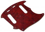 Premium Aged 60s Pickguard Torlam MG69 #5 (Red) to fit Mustang ®  