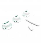 55 SC Knob Set New White Bakelite Green Letters to fit Strat ®  