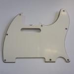Aged Pickguard For 68s Tele White 3Ply 