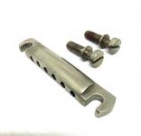 Aged Aluminum Tailpiece With Steel Studs – Nickel – Set to fit Les Paul ® 