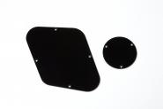 HIST LP Black back Plate Set Plain 