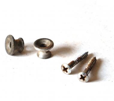 Aged Strap Buttons with Screws  to fit Les Paul® 