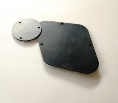 HIST Aged BACK Plate BLACK to fit Les Paul ® 