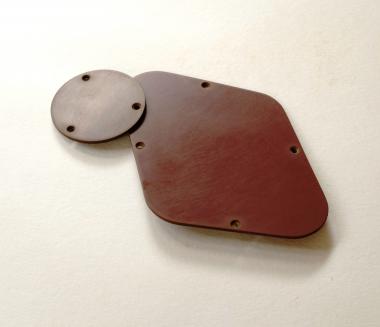 HIST Aged GOLD TOP BACK Plate BROWN to fit Les Paul ® 