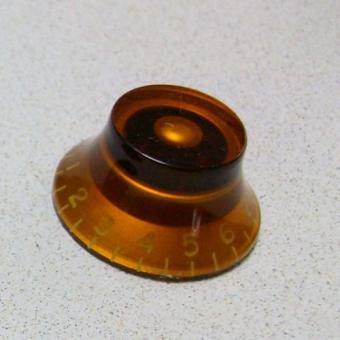 Inch Bell Knob Amber 