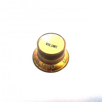 Inch Reflector Poti Knopf Volume Gold (G top) 