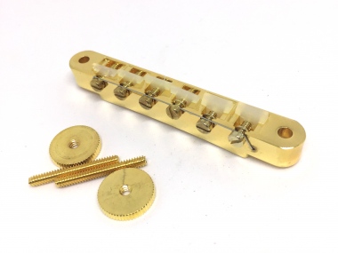 ABR-1 Style Bridge wired Gold with Nylon Saddles 