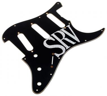 Aged SRV 11 Hole Pickguard Relic ® with Sticker 