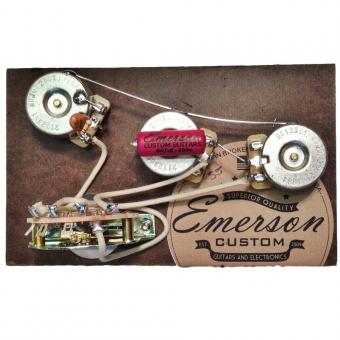 Emerson Custom  Prewired Kit S5  5 Way  Standard  250k  to fit Strat ® 