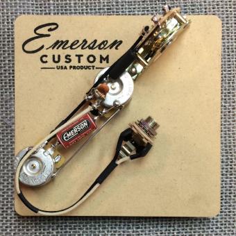 Emerson Custom  Prewired Kit ES  3 Way  Reverse Control Layout  250k to fit Esquire ® 