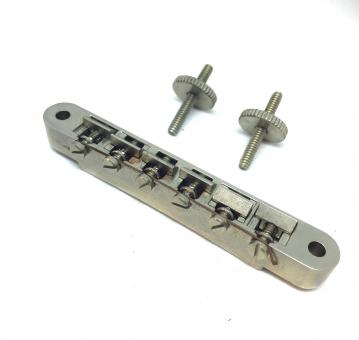 Aged Wired ABR-1 Tune-O-Matic Brücke Nickel mit Brass Sattel Aged Stahl Gewinde Bolzen Und Rändelmuttern passend für Les Paul ® 
