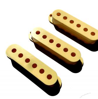 Worn White Aged Pickup Cover Set to fit Strat ® 