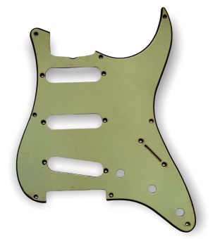 Aged Pre CBS 1959 Mint Green Nitrate Celluloid SC Pickguard passend für Strat ® 