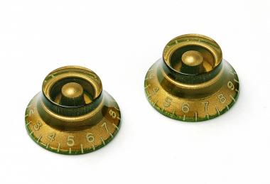 Aged Bell Poti Knopf GD Set Relic ® (2) – passend für Les Paul ® 