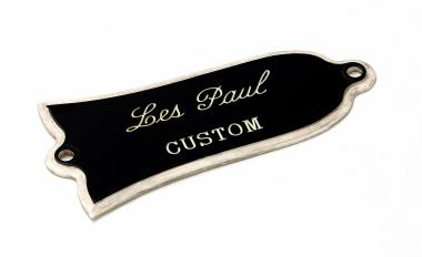 Guitarslinger Products, Aged Truss Rod Cover TRC 59 Les Paul Custom –  Meets True Historic Demands – to fit Les Paul ® Relic ®