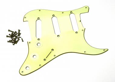 Aged 62 SC Pickguard Relic ® MINT IVORY - to fit Strat ® 