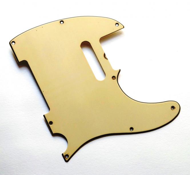 Aged Pickguard 62 TL Vintage Cream Thick Mid Layer to fit Tele ® 