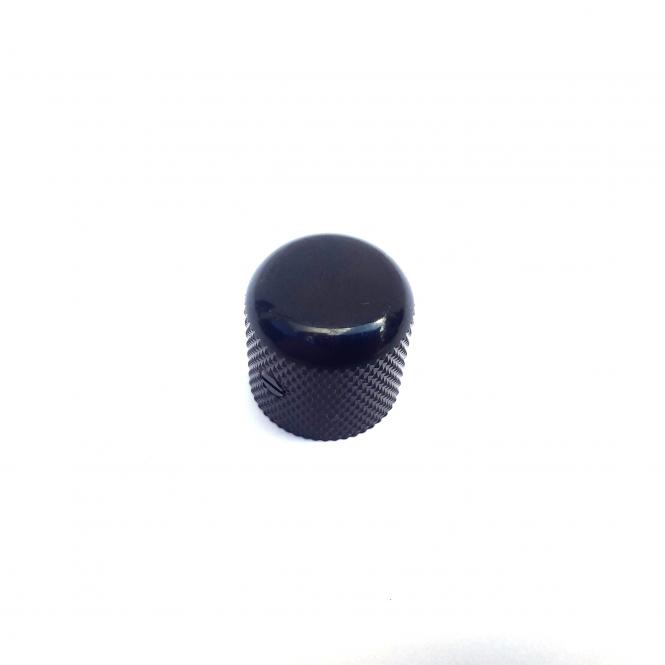 Brass Dome Knob Black 