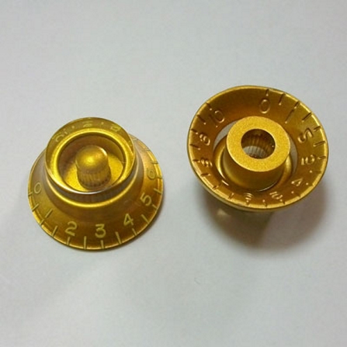 Vintage Tint Top Hat Knob Gold (2) 