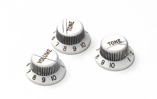 Aged 56 SC Relic ® Control Knob Set - to fit Strat ® 