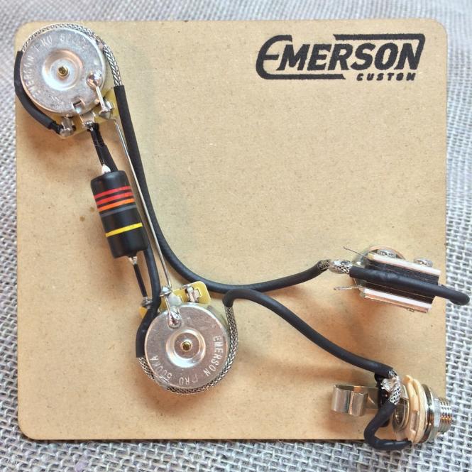 Emerson Custom  Prewired Kit PRS 2 Knob 500k  to fit PRS ® 