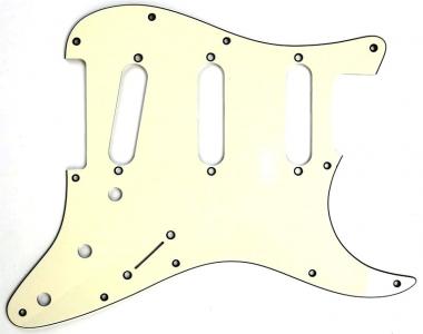 USA SC 72 AGED WHITE 3PLY Schlagbrett passend für Strat® 