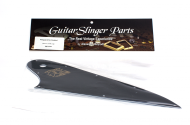 3-ply Zwarte Plaat 3-ply Zwarte Pickguard Gibson Firebird Custom Ebony | België Gitaar Custom Pickguard